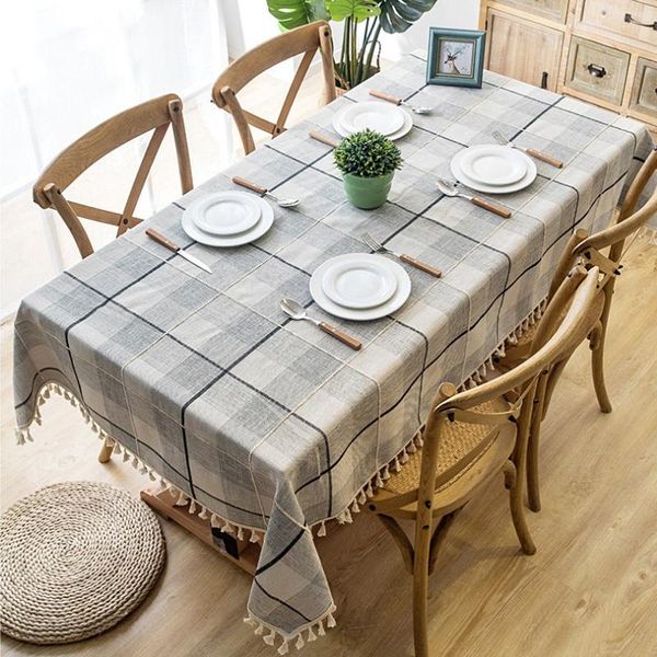 table cloth nordic waterproof lattice imitation cotton and linen embroidered tassel lace rectangular dining coffee tablecloth
table cloth nordic waterproof lattice imitation cotton and linen embroidered tassel lace rectangular dining coffee tablecloth
