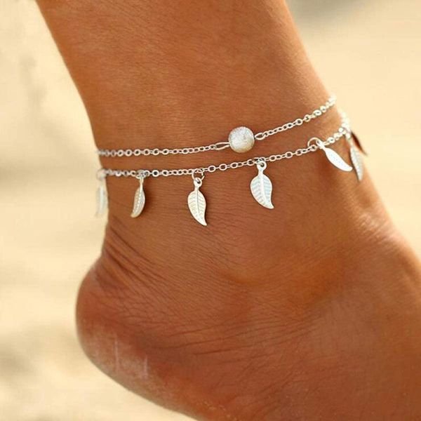 anklets bohemian double layer beads ankle bracelet for women leg chain leafs tassel anklet summer beach foot jewelry accessories, Red;blue
anklets bohemian double layer beads ankle bracelet for women leg chain leafs tassel anklet summer beach foot jewelry accessories, Red;blue