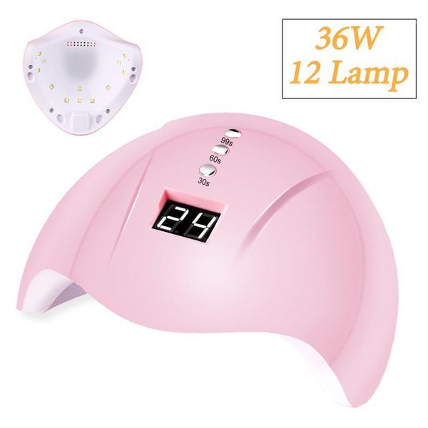 nail dryer led uv lamp 36w for all gels 12 leds machine curing 30s/60s/99s timer usb connector1
nail dryer led uv lamp 36w for all gels 12 leds machine curing 30s/60s/99s timer usb connector1