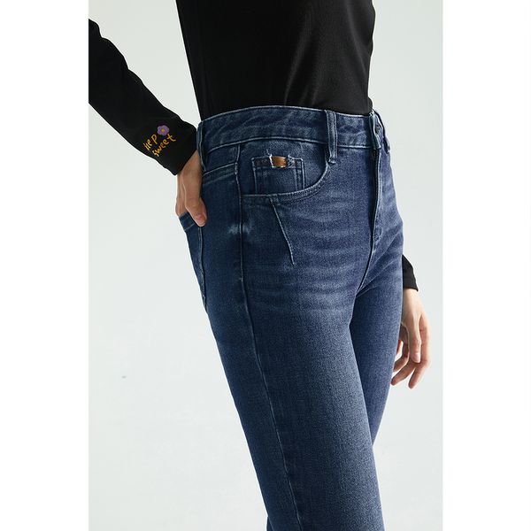 women's jeans fall in, women's brem pants, retro minimalist style, high waist, thin, classic all-match denim pants. ig9v, Blue
women's jeans fall in, women's brem pants, retro minimalist style, high waist, thin, classic all-match denim pants. ig9v, Blue