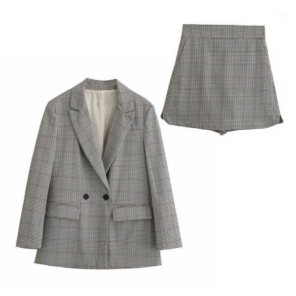 two piece dress 2021 women plaid autumn 2 set blazer,high waist skirt office lady jacket suits sold separately women's costumes, White
two piece dress 2021 women plaid autumn 2 set blazer,high waist skirt office lady jacket suits sold separately women's costumes, White