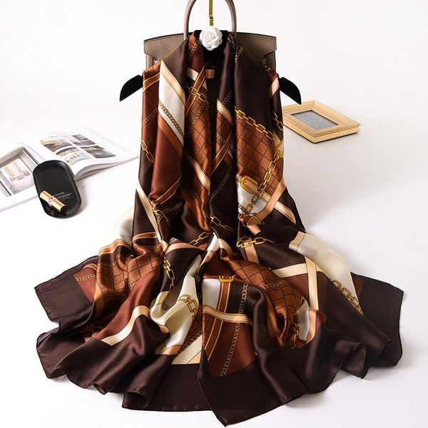 scarves 2021 women 180*90cm silk scarf female elegant echarpe mujer pareo beach sunscreen soft shawl wrap foulard bandanna muffler lady, Blue;gray
scarves 2021 women 180*90cm silk scarf female elegant echarpe mujer pareo beach sunscreen soft shawl wrap foulard bandanna muffler lady, Blue;gray
