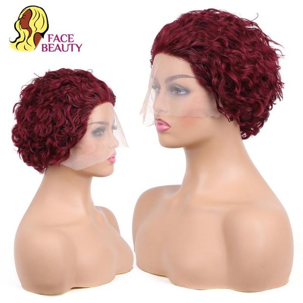 lace wigs short pixie cut curly bob wig human hair 13x1 t part brazilian pre plucked remy 99j burgundy, Black;brown
lace wigs short pixie cut curly bob wig human hair 13x1 t part brazilian pre plucked remy 99j burgundy, Black;brown