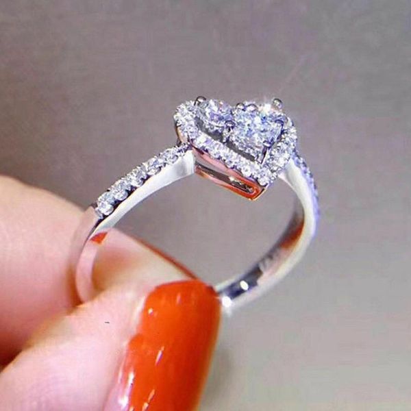 wedding rings vagzeb fancy heart engagement for women chic temperament sweet love accessories romantic proposal gift statement jewelry, Slivery;golden
wedding rings vagzeb fancy heart engagement for women chic temperament sweet love accessories romantic proposal gift statement jewelry, Slivery;golden