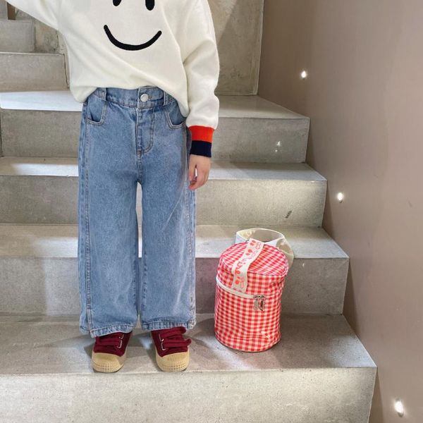 trousers jeans pants full length button solid regular cotton fashion sweet cool comfortable spring autumn children, Blue
trousers jeans pants full length button solid regular cotton fashion sweet cool comfortable spring autumn children, Blue