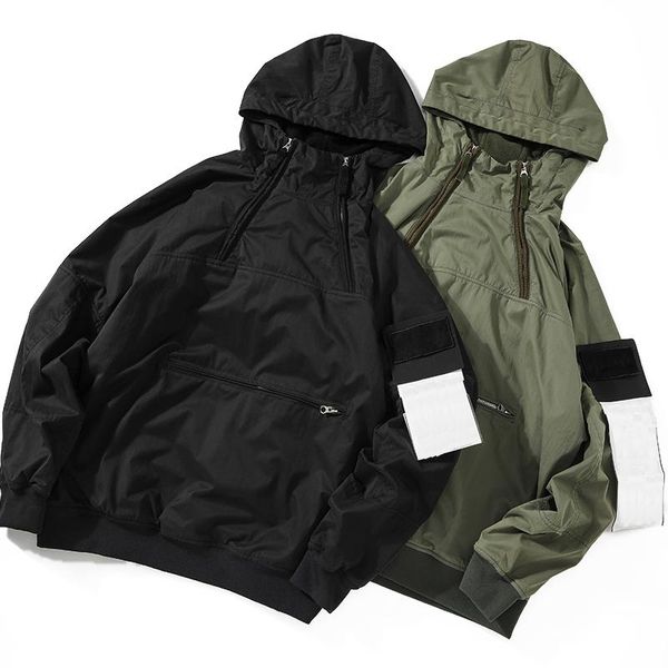 men's jackets tide brand autumn and winter multi-zipper compass version patch armband hip-hop street hooded jacket, Black;brown
men's jackets tide brand autumn and winter multi-zipper compass version patch armband hip-hop street hooded jacket, Black;brown