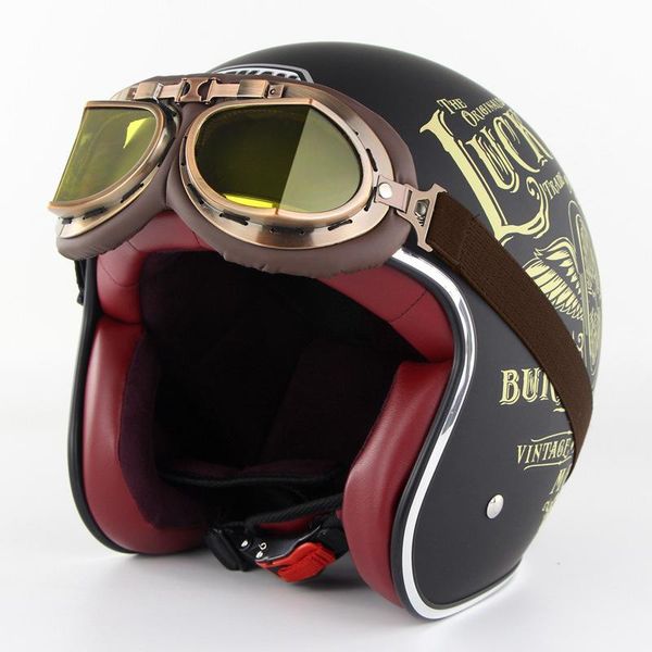 motorcycle helmets electric vehicle protective helmet retro men's and women's summer half with goggles personality suit
motorcycle helmets electric vehicle protective helmet retro men's and women's summer half with goggles personality suit
