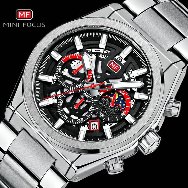 wristwatches minifocus border troops quartz watch for men sport casual 3 dails calendar watches classic silver strainless steel band clocks, Slivery;brown
wristwatches minifocus border troops quartz watch for men sport casual 3 dails calendar watches classic silver strainless steel band clocks, Slivery;brown