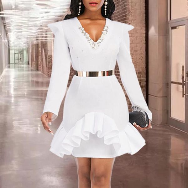 casual dresses evening party elegant white dress v neck vintage long sleeve winter clothes vestido african ladies mini night club, Black;gray
casual dresses evening party elegant white dress v neck vintage long sleeve winter clothes vestido african ladies mini night club, Black;gray