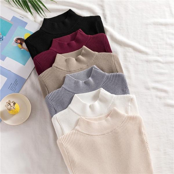 women's sweaters sedutmo autumn knitted sweater women pullovers slim turtleneck long sleeve jumper winter stretch basic ed1116, White;black
women's sweaters sedutmo autumn knitted sweater women pullovers slim turtleneck long sleeve jumper winter stretch basic ed1116, White;black