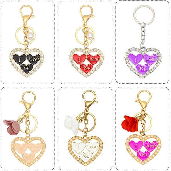 keychains valentine's day gift heart-shaped multi-style alloy keychain lovers key ring wedding souvenir birthday couple pendant, Silver
keychains valentine's day gift heart-shaped multi-style alloy keychain lovers key ring wedding souvenir birthday couple pendant, Silver