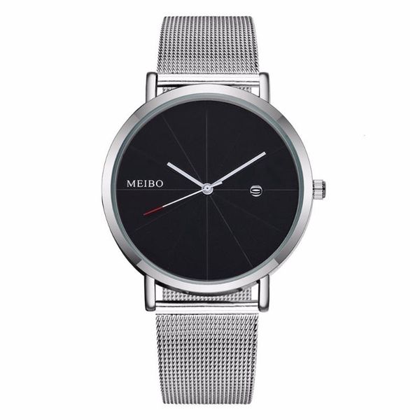 minimalist fashion ultra thin stainless steel watches women business date calendar clock mesh belt quartz wristwatches, Slivery;brown
minimalist fashion ultra thin stainless steel watches women business date calendar clock mesh belt quartz wristwatches, Slivery;brown