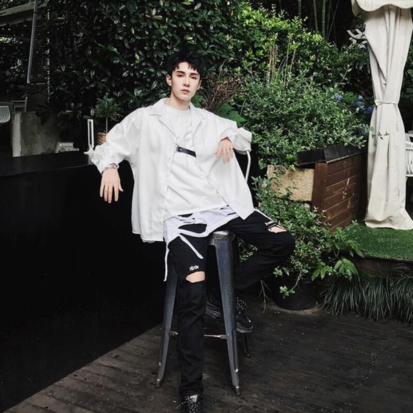 men's casual shirts long-sleeve shirt spring and autumn vintage hong kong wind city youth pure color daily leisure loose large, White;black
men's casual shirts long-sleeve shirt spring and autumn vintage hong kong wind city youth pure color daily leisure loose large, White;black