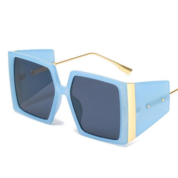 sunglasses goggle glasses men vintage oversized blue square for women ladies graidient big frame shades female 2021, White;black
sunglasses goggle glasses men vintage oversized blue square for women ladies graidient big frame shades female 2021, White;black
