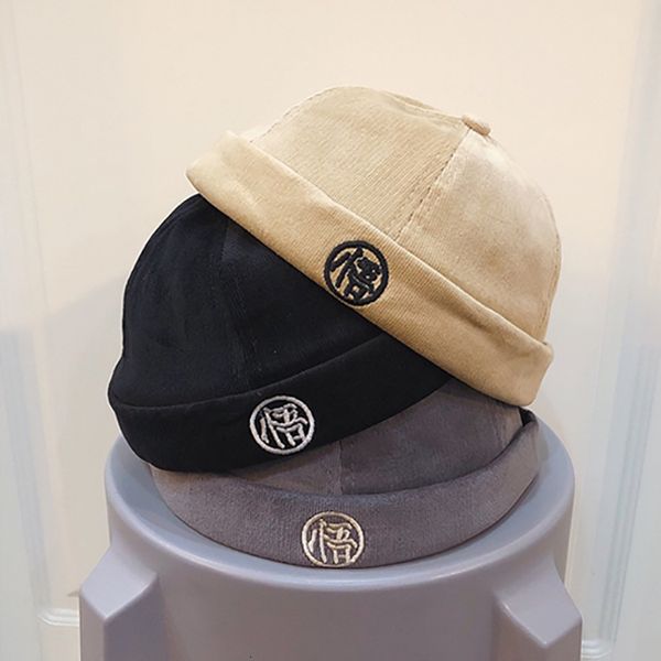 yuppie brimless corduroy landlord wu letter embroidered melon skin hat female autumn winter fashion male designer beret, Blue;gray
yuppie brimless corduroy landlord wu letter embroidered melon skin hat female autumn winter fashion male designer beret, Blue;gray