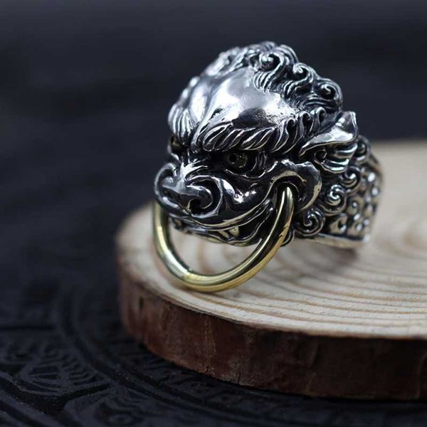 cluster rings real 925 sterling silver retro fine carving with aggressive personality ring for exquisite jewelry souvenir, Golden;silver
cluster rings real 925 sterling silver retro fine carving with aggressive personality ring for exquisite jewelry souvenir, Golden;silver