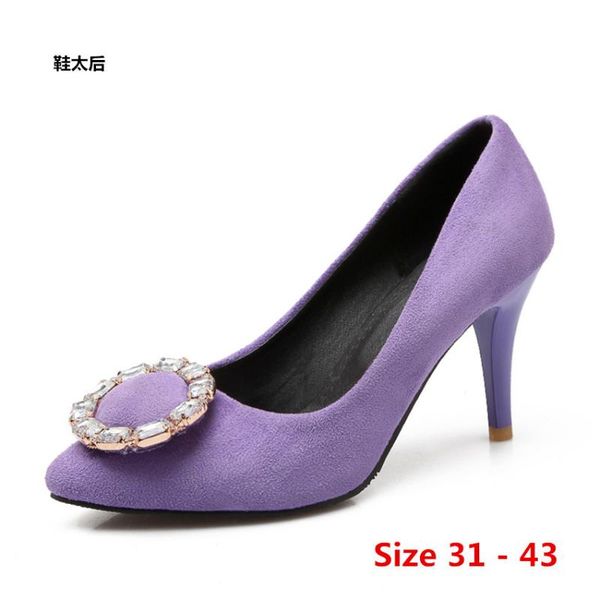 dress shoes stiletto women pumps high heel party wedding concise office lady heels small big size 31 - 43, Black
dress shoes stiletto women pumps high heel party wedding concise office lady heels small big size 31 - 43, Black