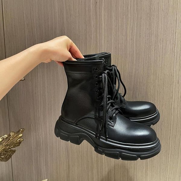 boots ins women ankle natural leather 22-25.5cm platform shoes wome autumn and winter for black
boots ins women ankle natural leather 22-25.5cm platform shoes wome autumn and winter for black