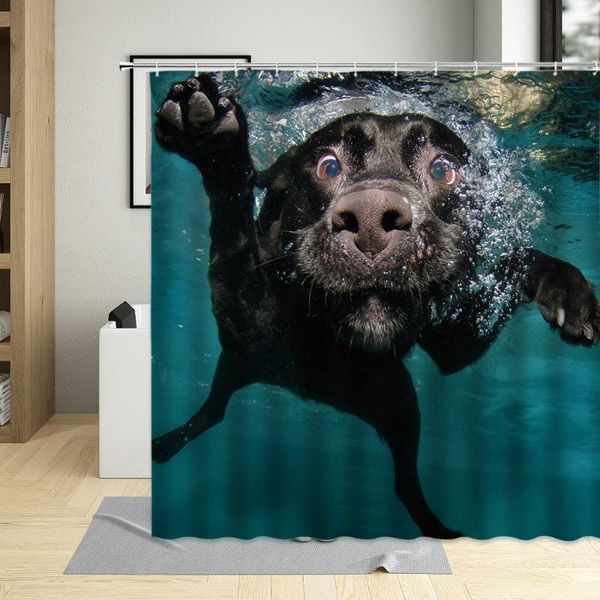 funny animal waterproof bathroom decor creative dog shower curtain polyester fabric wall decoration bath curtains with hooks
funny animal waterproof bathroom decor creative dog shower curtain polyester fabric wall decoration bath curtains with hooks