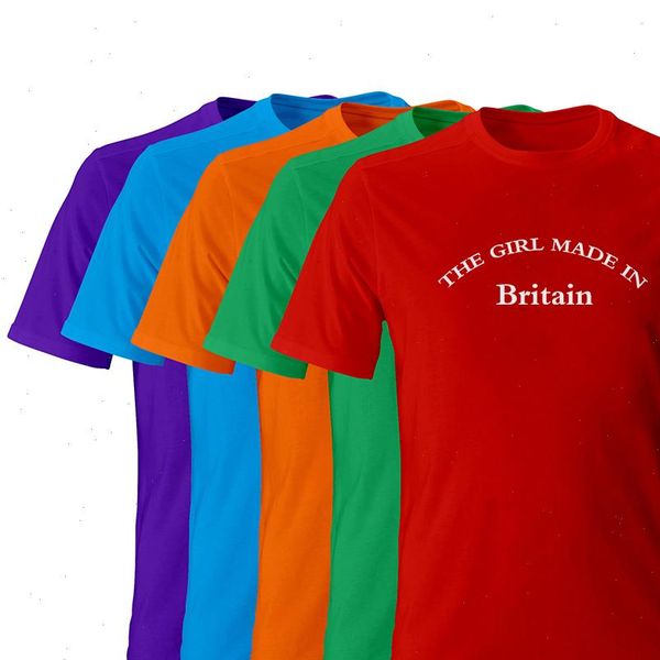 high casual quality pretty oversize womens fashion the girl made in britain letter print refreshing, White
high casual quality pretty oversize womens fashion the girl made in britain letter print refreshing, White