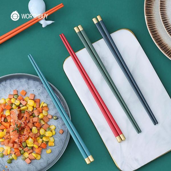 chopsticks worthbuy 5/10 pairs colorful chinese anti-scald alloy for sushi hashi kitchen reusable sticks set
chopsticks worthbuy 5/10 pairs colorful chinese anti-scald alloy for sushi hashi kitchen reusable sticks set