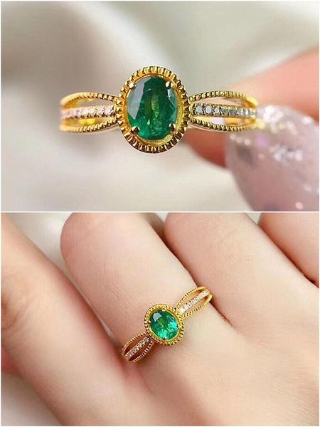cluster rings delicate chic green crystal emerald gemstones diamond for women gold color jewelry bijou bague fashion ins accessory gifts, Golden;silver
cluster rings delicate chic green crystal emerald gemstones diamond for women gold color jewelry bijou bague fashion ins accessory gifts, Golden;silver