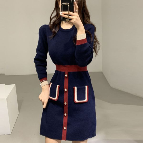 dress korean chic elegant bodycon vintage christmas ladies party dresses for women female long sleeve knitted sweater robe wunb, Black;gray
dress korean chic elegant bodycon vintage christmas ladies party dresses for women female long sleeve knitted sweater robe wunb, Black;gray