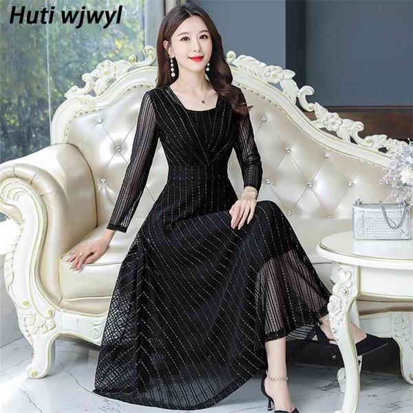plus size long sleeve pink casual maxi dress autumn winter black vintage midi dresses elegant women bodycon party vestidos 210528, Black;gray
plus size long sleeve pink casual maxi dress autumn winter black vintage midi dresses elegant women bodycon party vestidos 210528, Black;gray
