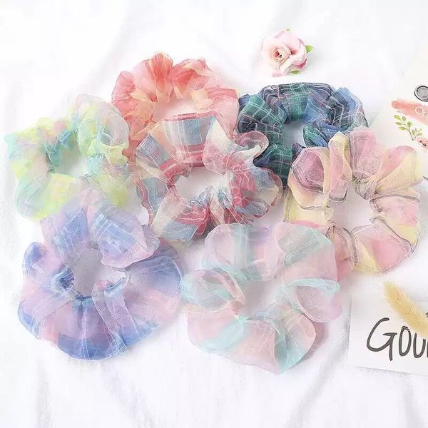 women organza soft elastic bands of scrunchie sweet chiffon for ladies ribbon horse tail holder hair accessories, Pink
women organza soft elastic bands of scrunchie sweet chiffon for ladies ribbon horse tail holder hair accessories, Pink