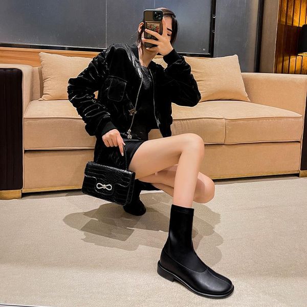 boots women's winter high platform chunky heel wedges mid calf women casual brand thick bottom shoes woman, Black
boots women's winter high platform chunky heel wedges mid calf women casual brand thick bottom shoes woman, Black