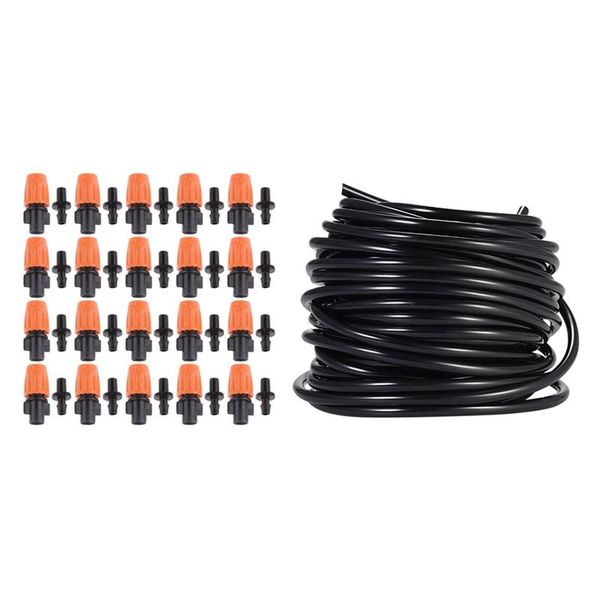watering equipments 20 set fogging adjustable spray nozzle with 4 / 7mm sprinkler system laying tube irrigation pipe black 20m
watering equipments 20 set fogging adjustable spray nozzle with 4 / 7mm sprinkler system laying tube irrigation pipe black 20m