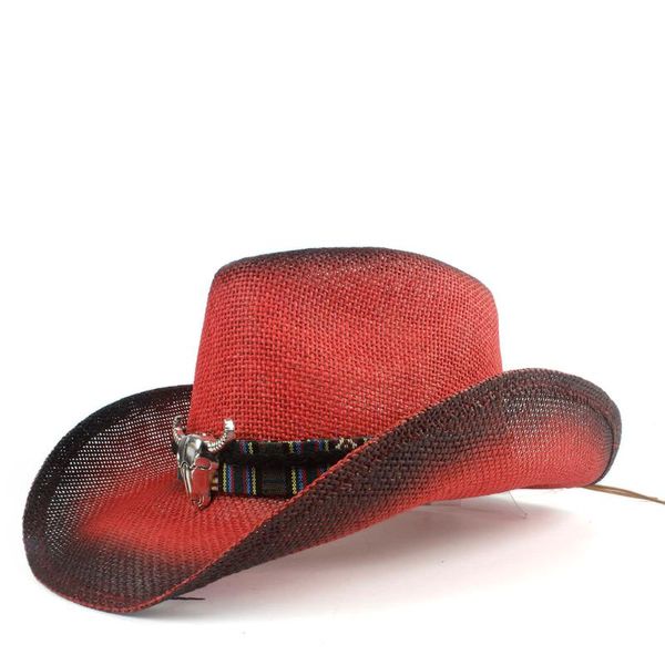 cloches 2021 women men straw hollow western cowboy hat lady red bohemia tassel sombrero hombre beach cowgirl jazz sun size 58cm, Blue;gray
cloches 2021 women men straw hollow western cowboy hat lady red bohemia tassel sombrero hombre beach cowgirl jazz sun size 58cm, Blue;gray