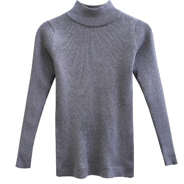 women's sweaters turtlenecks pullover korean female winter elastic sweater for women long sleeve round neck pull, White;black
women's sweaters turtlenecks pullover korean female winter elastic sweater for women long sleeve round neck pull, White;black