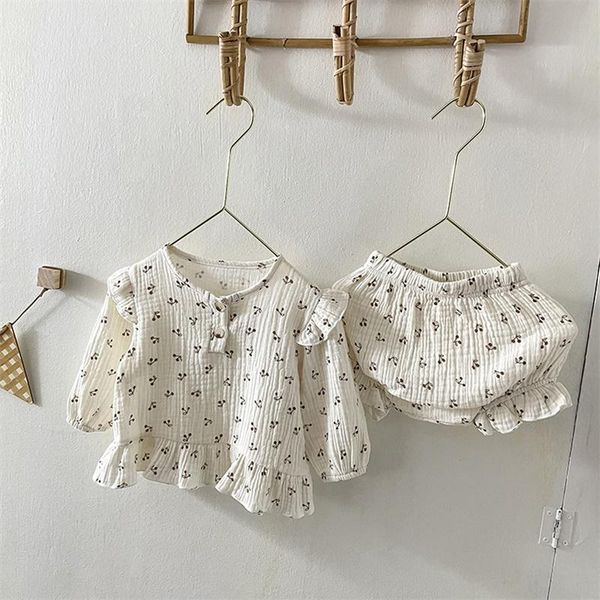 clothing sets toddler baby girls lounge wear 2pcs casual home born high waist shorts suit cherry print long sleeve buttons pants, White
clothing sets toddler baby girls lounge wear 2pcs casual home born high waist shorts suit cherry print long sleeve buttons pants, White