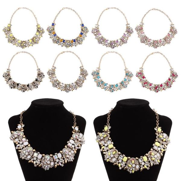 chokers flower necklace gift wedding jewlery crystal big collar pendant rhinestone bib, Golden;silver
chokers flower necklace gift wedding jewlery crystal big collar pendant rhinestone bib, Golden;silver