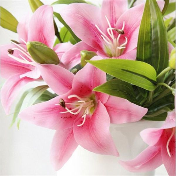 decorative flowers & wreaths 1 bouquet diy artificial 3 heads lily wedding decoration home decor accessories bonsai fake plants bridal holdi
decorative flowers & wreaths 1 bouquet diy artificial 3 heads lily wedding decoration home decor accessories bonsai fake plants bridal holdi