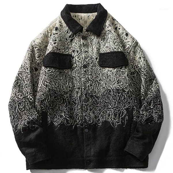 men's jackets lacible men hip hop streetwear jacket vintage dark gradient coat harajuku cargo 2021 autumn casual outwear, Black;brown
men's jackets lacible men hip hop streetwear jacket vintage dark gradient coat harajuku cargo 2021 autumn casual outwear, Black;brown