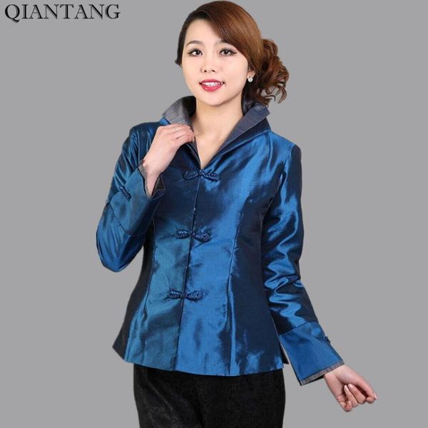 women's jackets navy blue spring jacket classic china style silk satin coat mujeres chaqueta size s m xl xxl xxxl mny11-c, Black;brown
women's jackets navy blue spring jacket classic china style silk satin coat mujeres chaqueta size s m xl xxl xxxl mny11-c, Black;brown