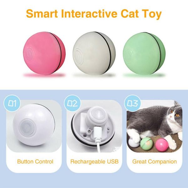 cat toys smart interactive toy 360 degree self rotating ball nontoxic pet kitten game led light usb charging pets
cat toys smart interactive toy 360 degree self rotating ball nontoxic pet kitten game led light usb charging pets