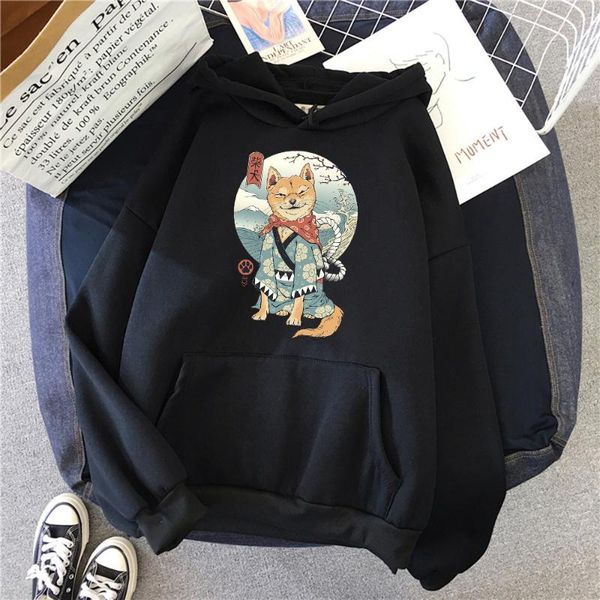 men's hoodies & sweatshirts hoodie funny shiba inu printing japanese men vintage street fashion mens warm korean pullovers for male, Black
men's hoodies & sweatshirts hoodie funny shiba inu printing japanese men vintage street fashion mens warm korean pullovers for male, Black