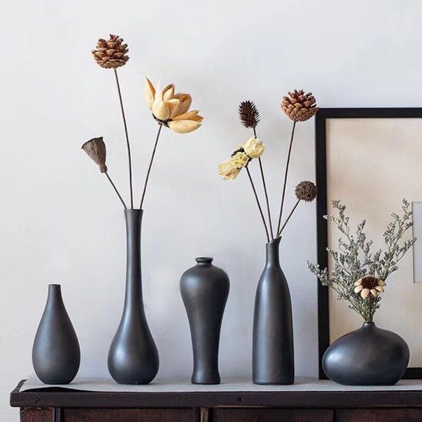 vases ceramic vase small black simple chinese creative modern nordic furnishing ornaments pieces
vases ceramic vase small black simple chinese creative modern nordic furnishing ornaments pieces