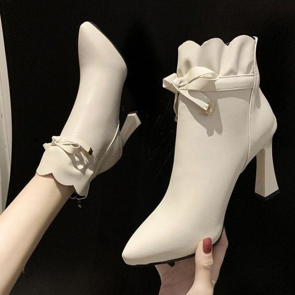 boots ankle women shoes woman fashion square heel pu ruffled short 2021 spring breathable zipper, Black
boots ankle women shoes woman fashion square heel pu ruffled short 2021 spring breathable zipper, Black