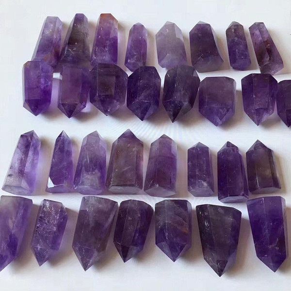 decorative objects & figurines natural amethyst purple crystal quartz point tower column healing reiki ston
decorative objects & figurines natural amethyst purple crystal quartz point tower column healing reiki ston