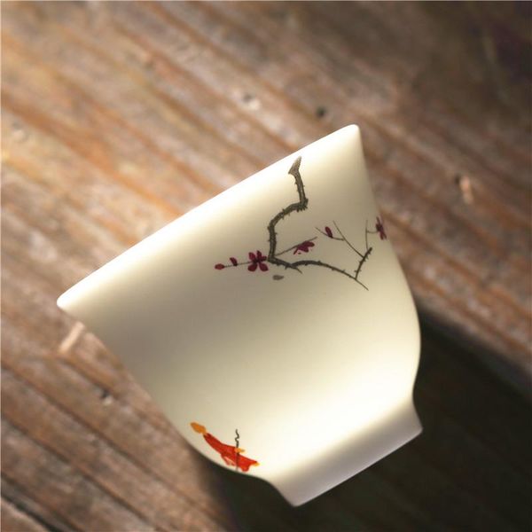 cups & saucers hand-painted plum blossom pattern teacups matte white porcelain water japanese zen tea set bowl
cups & saucers hand-painted plum blossom pattern teacups matte white porcelain water japanese zen tea set bowl