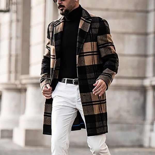 men's suits & blazers wool jacket lapel neck blazer man casual plaid coat high-end singal-breasted jackets for groomsmen men clothing, White;black
men's suits & blazers wool jacket lapel neck blazer man casual plaid coat high-end singal-breasted jackets for groomsmen men clothing, White;black