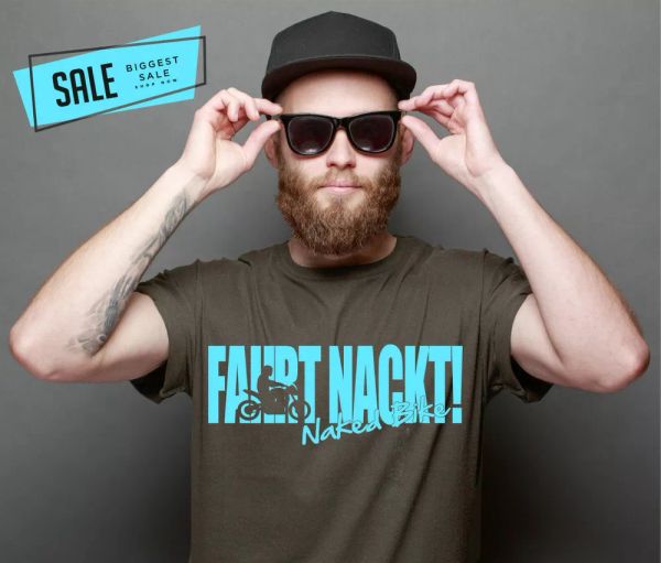 sale ride nude naked bike enduro motorcycle t-shirt dark grey s, White;black