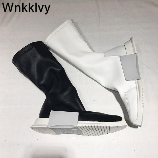 boots women punk style thick bottom elastic stretch short female autumn mid calf for ladies casual shoes 2021, Black
boots women punk style thick bottom elastic stretch short female autumn mid calf for ladies casual shoes 2021, Black
