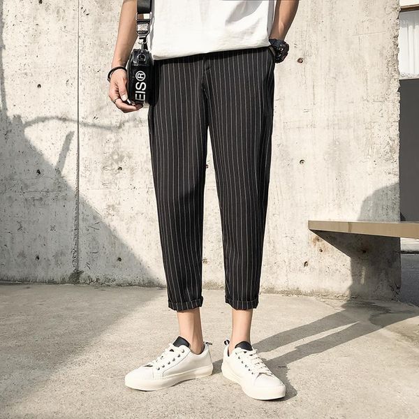men's pants summer striped casual slim fashion business society mens suit korean straight dress men large size m-5xl, Black
men's pants summer striped casual slim fashion business society mens suit korean straight dress men large size m-5xl, Black