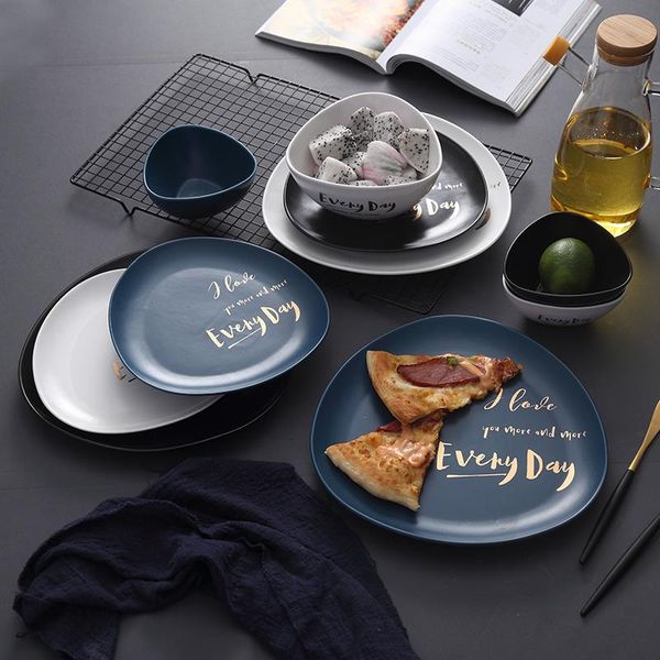 dishes & plates nordic tableware creative gold ceramic bowl set meal matte frosted fruit salad breakfast plate
dishes & plates nordic tableware creative gold ceramic bowl set meal matte frosted fruit salad breakfast plate