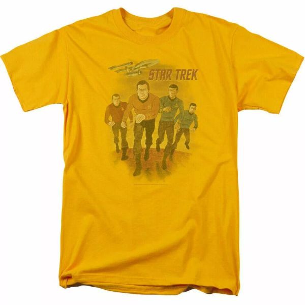 star trek the animated series animated t shirt licensed sci-fi tv tee new gold, White;black
star trek the animated series animated t shirt licensed sci-fi tv tee new gold, White;black